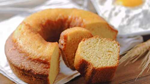 Cake au citron sans beurre : un gâteau moelleux onctueux et unique.