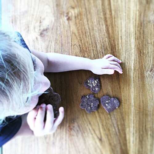 Biscuits choco pour le goûter (Ig bas, sans beurre)