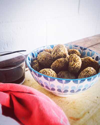 Boulettes de poulet/quinoa à la coriandre façon Thaï (sans gluten)