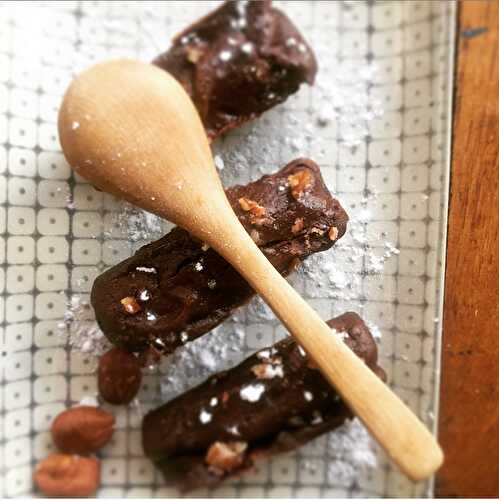 Brownies choco-noisette à la purée de châtaigne