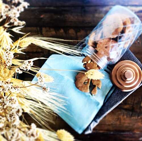 Cookies au beurre de cacahuètes et graines de courges (Ig bas, sans lactose)