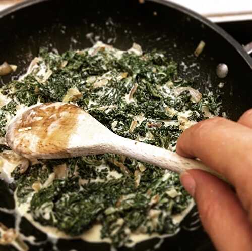 Crémeux de choux kale au parmesan