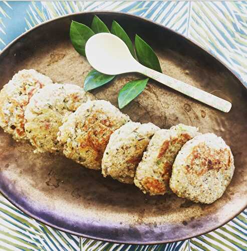 Croquettes de patates douces au jambon cru (Ig bas)- croquetas diététiques