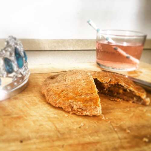 Galette des rois à la frangipane (Faible IG, sans lactose), pâte feuilletée maison