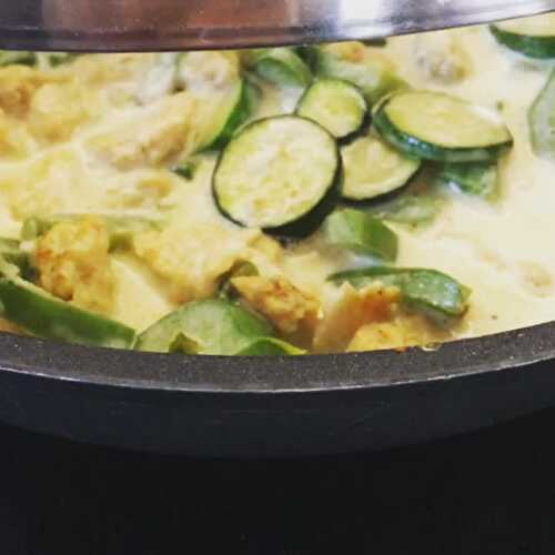 Recette express n°4: Riz coco curry aux légumes et protéines de soja