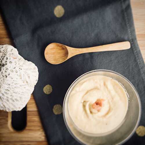 Velouté de lentilles corail-choux fleur au bacon grillé (Ig bas, sans lactose)