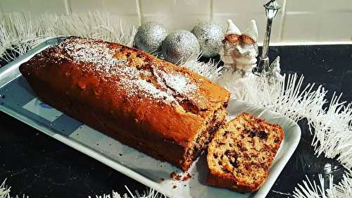 Banana Bread aux noix et pépites de chocolat