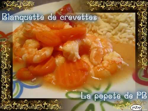 Blanquette de crevettes