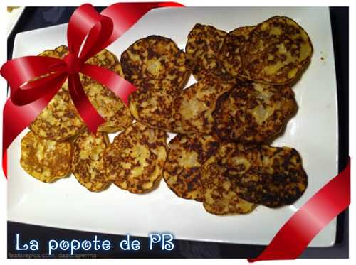 Blinis de Topinambours au piment d'Espelette