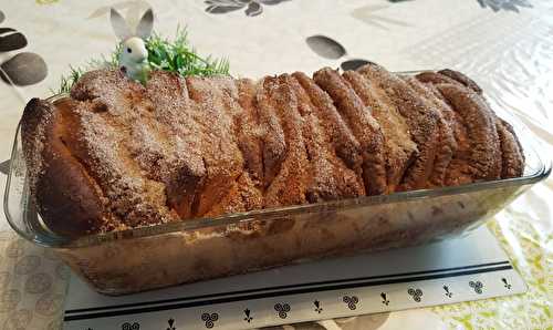Brioche  la cannelle Cinnamon pull-apart bread)