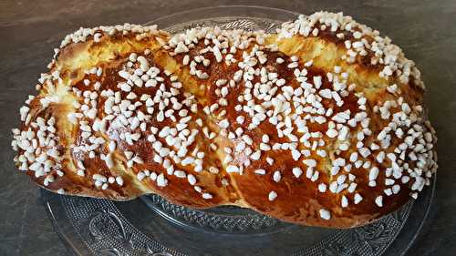 Brioche tressée à la mie filante au Kitchenaid