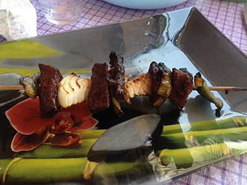 Brochettes de boeuf marinade sésame et cinq épices - Popote de petit_bohnium