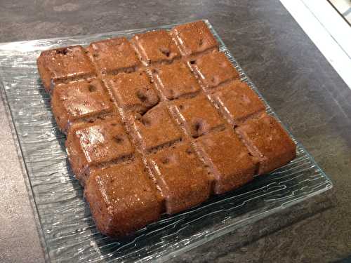 Brownie au nutella et pépites de chocolat