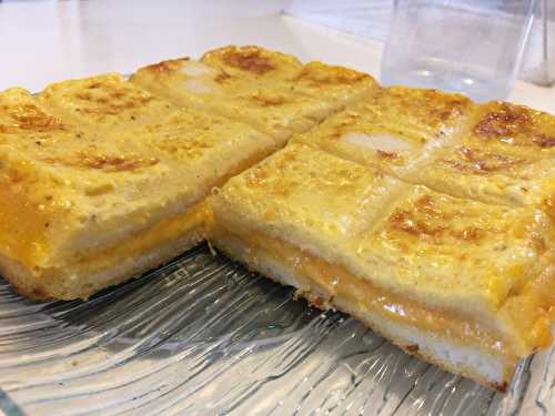 Cake croque au cheddar