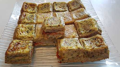 Cake croque au chorizo et Laguiole