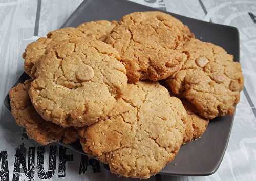 Cookies au beurre de cacahuètes et chocolat blanc - Popote de petit_bohnium