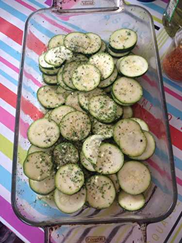 Courgettes grillées à la persillade