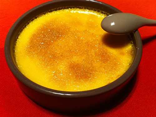 Crème brûlée à la clémentine