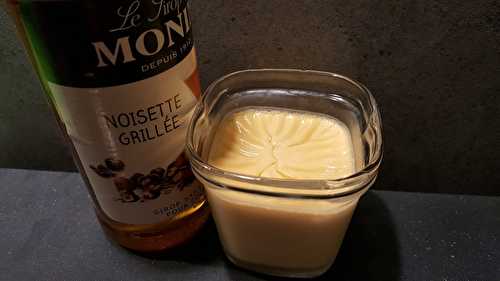 Crèmes à la noisette grillée