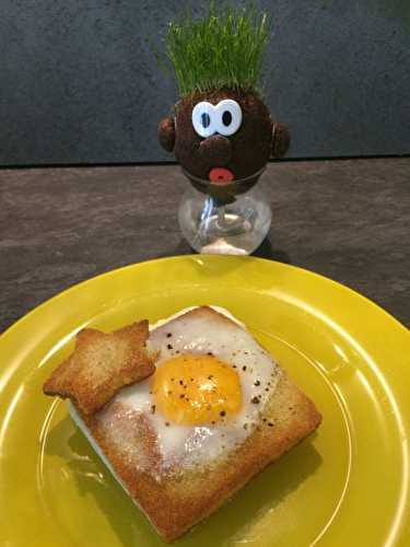 Croque Madame au cheddar