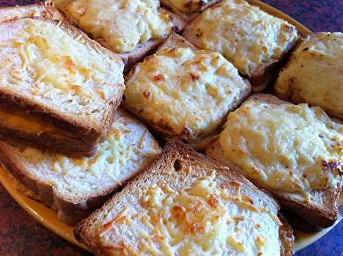 Croques poulet crème fromagère!