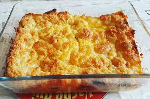 Crumble pomme banane