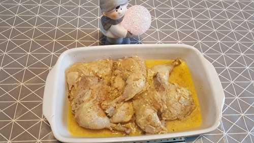Cuisses de poulet à la moutarde au Cookéo