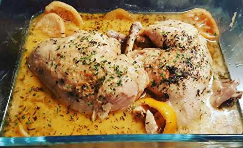 Cuisses de poulet aux citrons au Cookéo