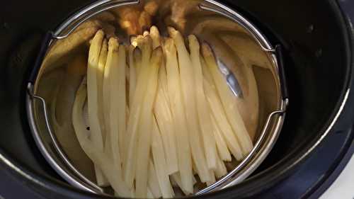 Cuisson asperges blanches au Cookéo