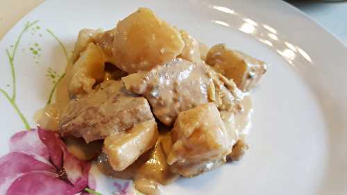 Filet mignon roquefort, pommes de terre fondantes au Cookéo