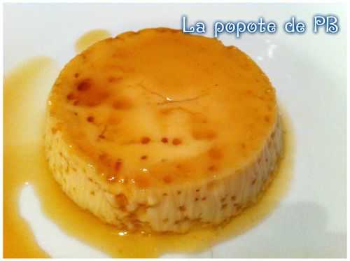 Flan au sirop d'érable au Thermomix