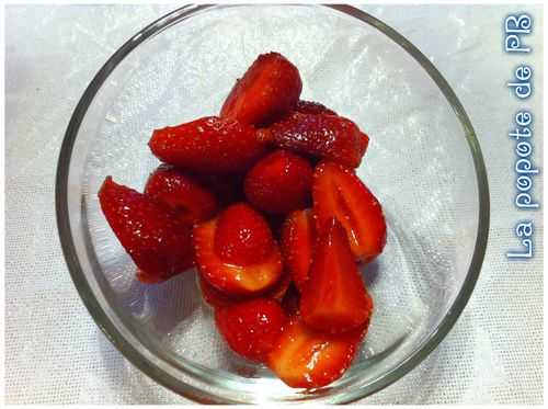 Fraises au sucre