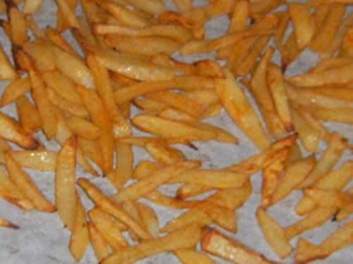 Frites au four