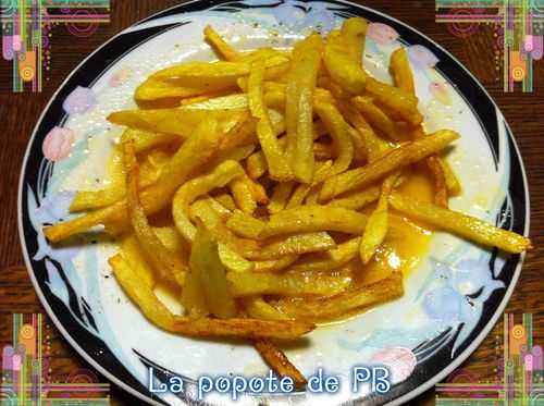 Frites maison à l'oeuf battu