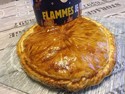 Galette des rois pistache framboises