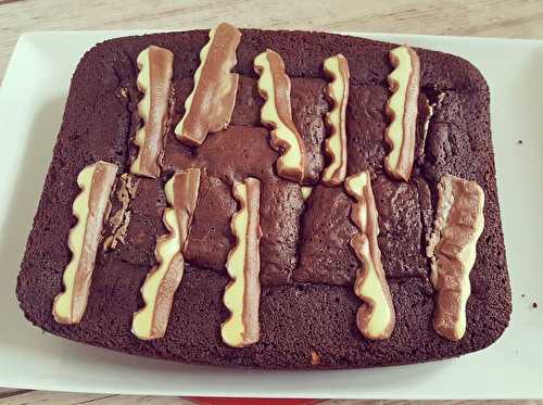 Gâteau au chocolat et aux Kinder au Cake Factory