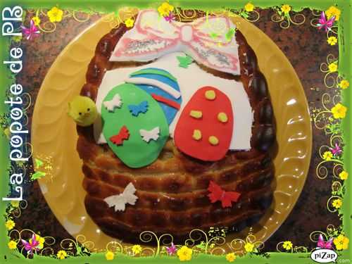 Gâteau au Yaourt & aux pommes déguisé pour Pâques