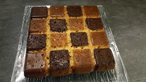 Gâteau au yaourt damier