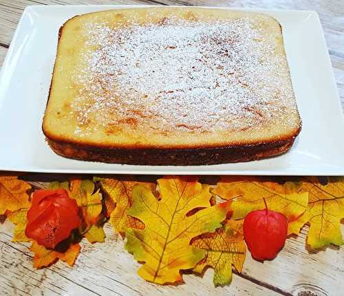 Gâteau de semoule au lait et à la fleur d'oranger au Cake Factory