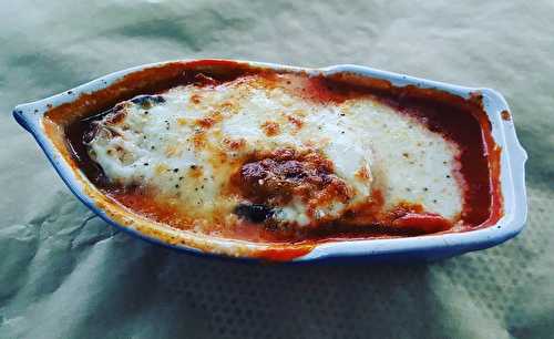 Gratin d'aubergine à la mozzarelle