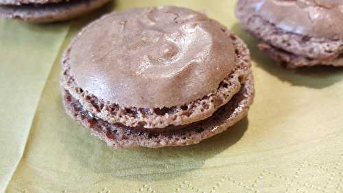 Macarons au chocolat