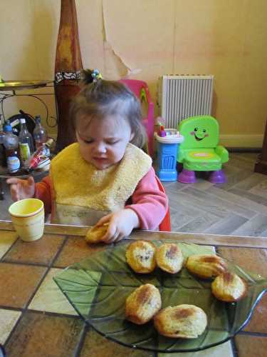 Madeleines fourrées au nutella