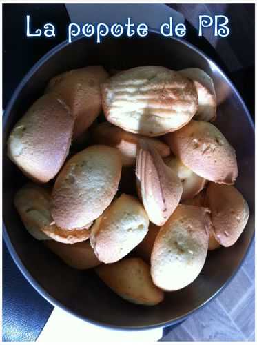 Madeleines légères au beurre