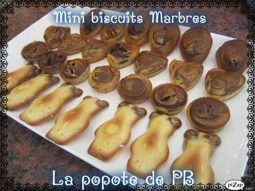 Mini Biscuits Marbrés