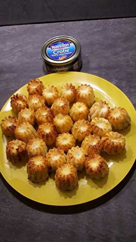 Mini cannelés au crabe et à l'aneth