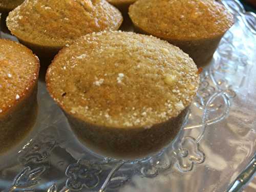 Mini muffins à la crème de marrons, coeur de chocolat blanc - Popote de petit_bohnium