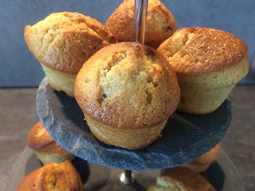 Mini muffins cappuccino coeur chocolat blanc