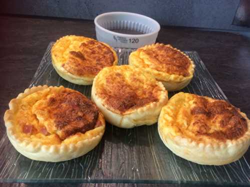 Mini quiches jambon mimolette