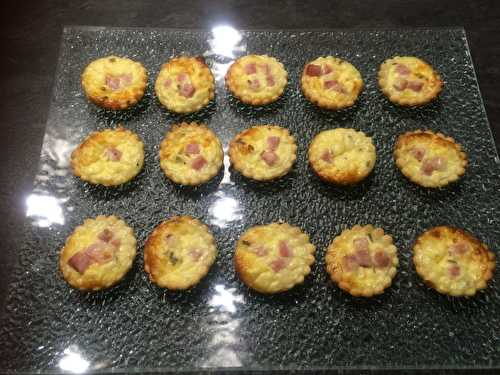 Mini tartelettes au jambon