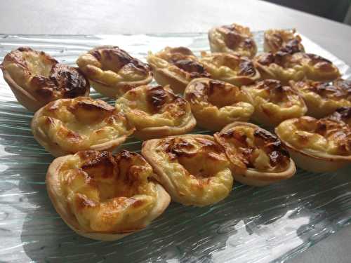 Mini tartelettes munster et cumin